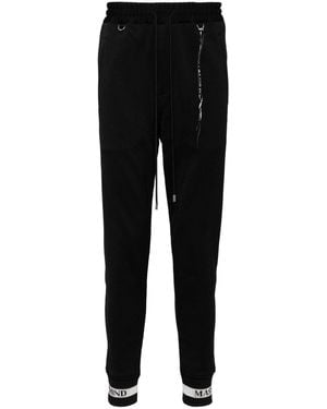 MASTERMIND WORLD Logo Print Track Trousers - Black