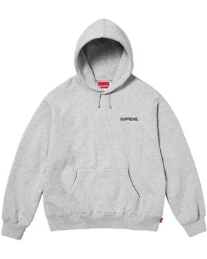 Supreme Immortal Logo-Print Hoodie - White