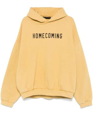 Fear Of God Hoodie Mit Text-Print - Mettallic