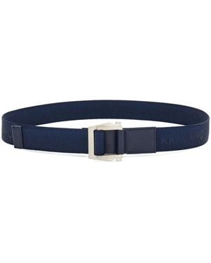 Ferragamo Cintura Con Fibbia - Blu