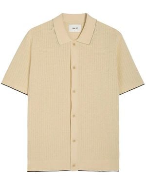 NN07 Kurzärmeliger Cardigan - Natur