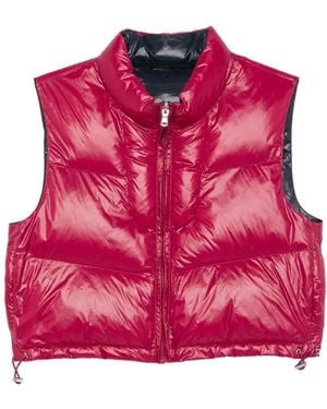 Patrizia Pepe Reversible Padded Vest - Pink