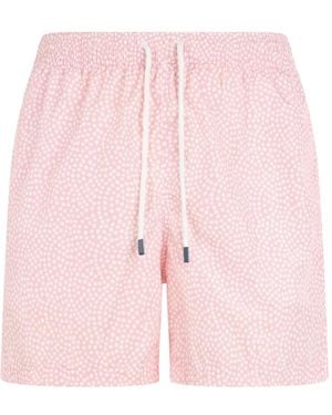 Fedeli Badeshorts Mit Geometrischem Print - Pink