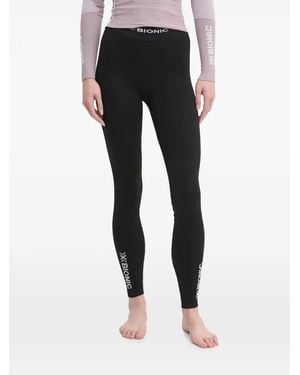 X Bionic Logo-Print Paneled Ski Pants - Black