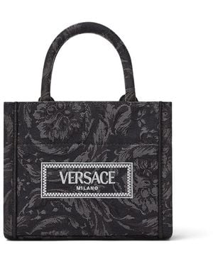 Versace Extra-Kleine Barocco Athena Handtasche - Schwarz