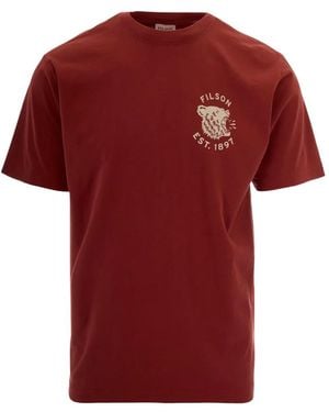 Filson Graphic-Print T-Shirt - Red