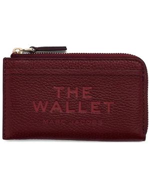 Marc Jacobs Zip-around leather wallet - Morado