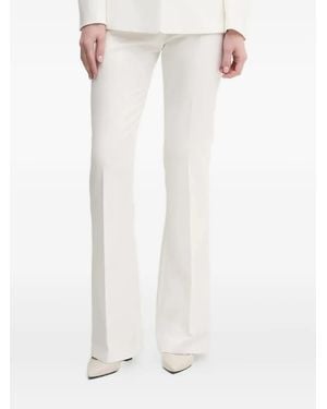HUGO Belted Flared Pants - White