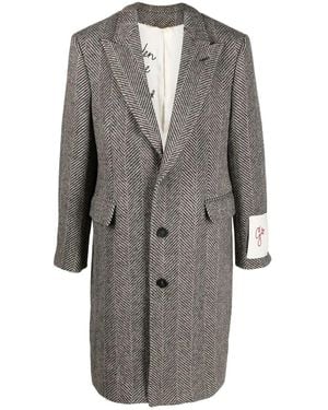 Golden Goose Grey Single-breasted Coat
