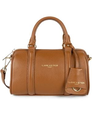 Lancaster Grained-Leather Tote Bag - Brown