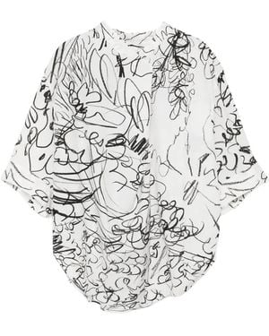 JNBY Botanical Blouse - White