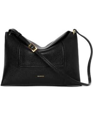 Wandler Structured Leather Handbag - Schwarz