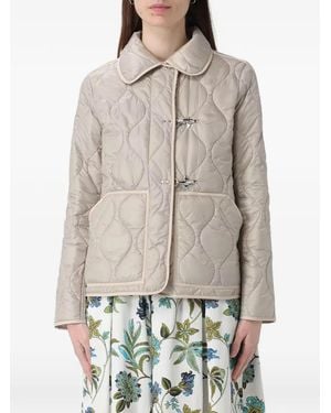 Fay Quilted Puffer Jacket - Gray