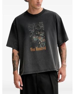 Won Hundred T-Shirt mit grafischem Print - Schwarz