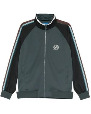 SPORT b. by agnès b. Side-Stripe Panelled Track Jacket - Green