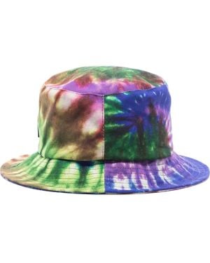 JW Anderson Tie-Dye Logo Bucket Hat - Green