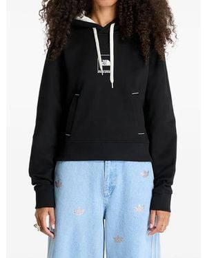 The North Face Coordinates Crop Hoodie - Schwarz