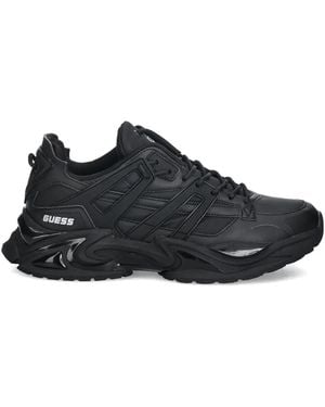 Guess Panelled Trainers - Black