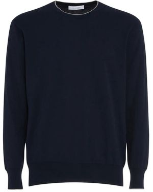Cruciani Pull À Encolure Ronde - Bleu