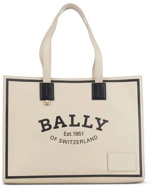 Bally ロゴ トートバッグ - ナチュラル