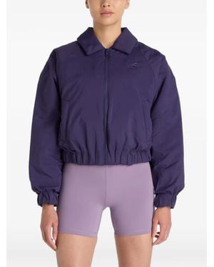 New Balance Padded Woven Bomber Jacket - Blue