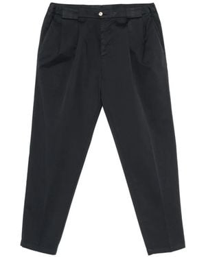 VELA SHOP Tapered Trousers - Black