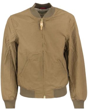 Ceccarelli Cotton Zip-Front Bomber Jacket - Green