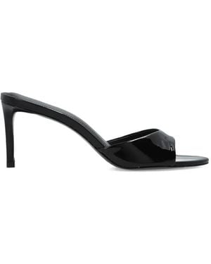Black Suede Studio Sandali Freddie A Punta Aperta - Nero