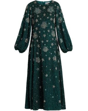 ilta Kleid Mit Ballonärmeln - Grün