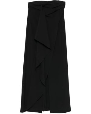 THE GARMENT Pisano Draped Maxi Dress - Black
