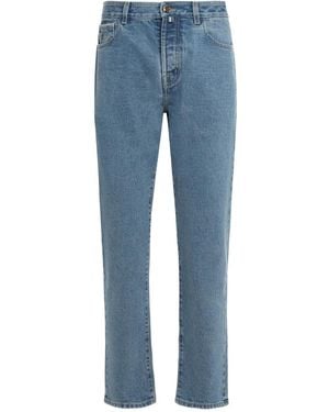 Moorer Slim-Fit Jeans - Blue
