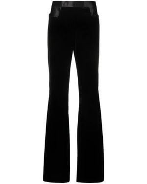 Tom Ford High-Waisted Flared Pants - Black