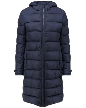 Aspesi Quilted Hooded Jacket - Blue