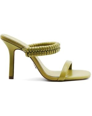 Patrizia Pepe Braided Heeled Sandals - Metallic