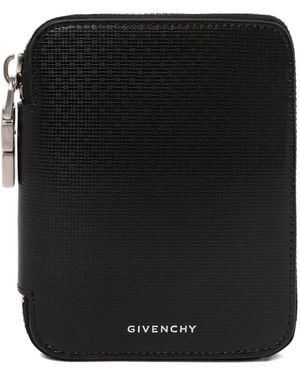 Givenchy Zip-Around Leather Wallet - Black