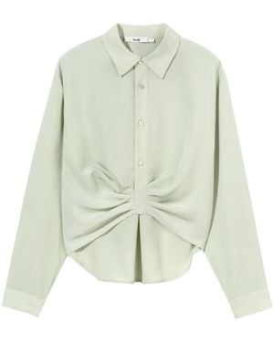B+ AB シャーリング シャツ - グリーン