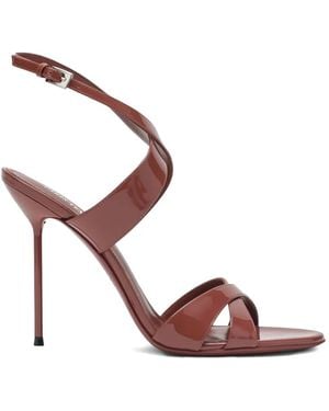 Paris Texas Lidia Crossover-Strap Sandals - Rosa