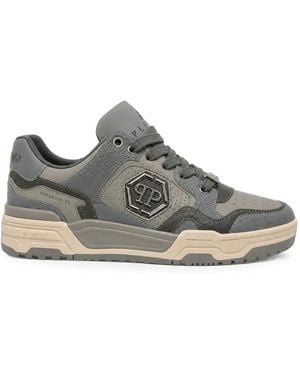 Philipp Plein Low-Top Predator V2 Sneakers - Gray