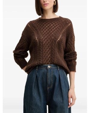 Twinset Openwork Jumper - Black