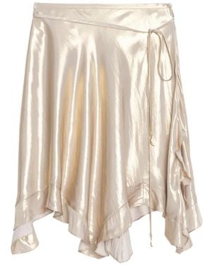 Zadig & Voltaire Jetos Ruffled Satin Mini Skirt - White