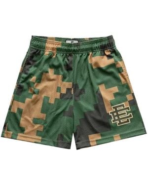 Eric Emanuel Shorts Ee Con Stampa Camouflage - Verde