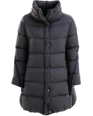 Herno Gefütterte Jacke Mit Stehkragen - Grau