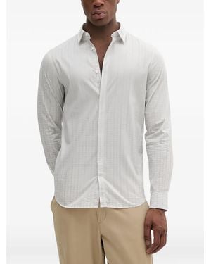 ARMANI EXCHANGE Patterned Shirt - Grey