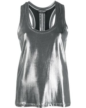 Tom Ford Laminated Tank Top - Grey