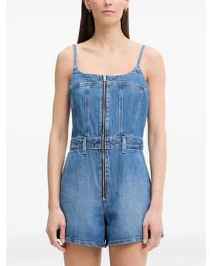 Levi's Jadine Sleeveless Denim Playsuit - Blue