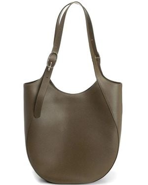 Longchamp Le Foulonné Leather Tote Bag - Brown