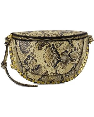 Isabel Marant Sac Banane À Motif Peau De Serpent - Métallisé