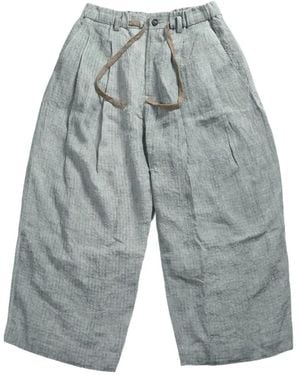 Ziggy Chen Drawstring Trousers - Blue