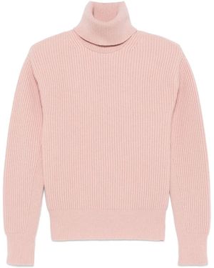 Stella McCartney タートルネック リブセーター - ピンク