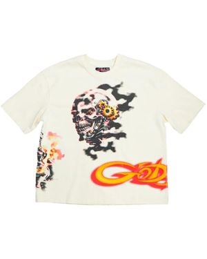 Godspeed Graphic-Print Crew-Neck T-Shirt - White